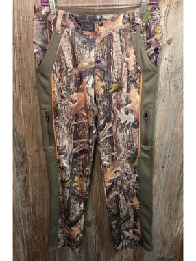 SHE Outdoor Women Strata Camouflage Cargo Hunting Pants  Size Small Fleece Lined